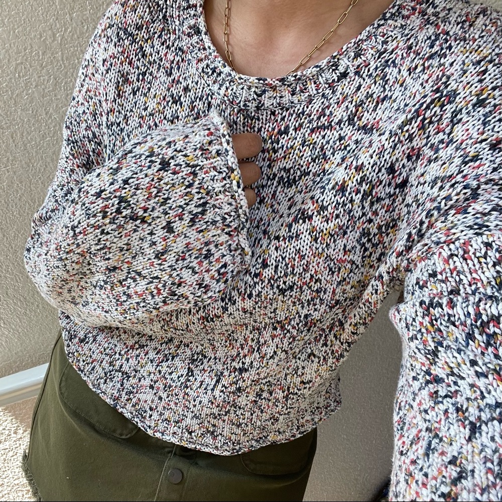Madewell Brownstone Flecked Confetti Sweater
